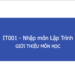 IT001 – Slide Nhập môn lập trình UIT